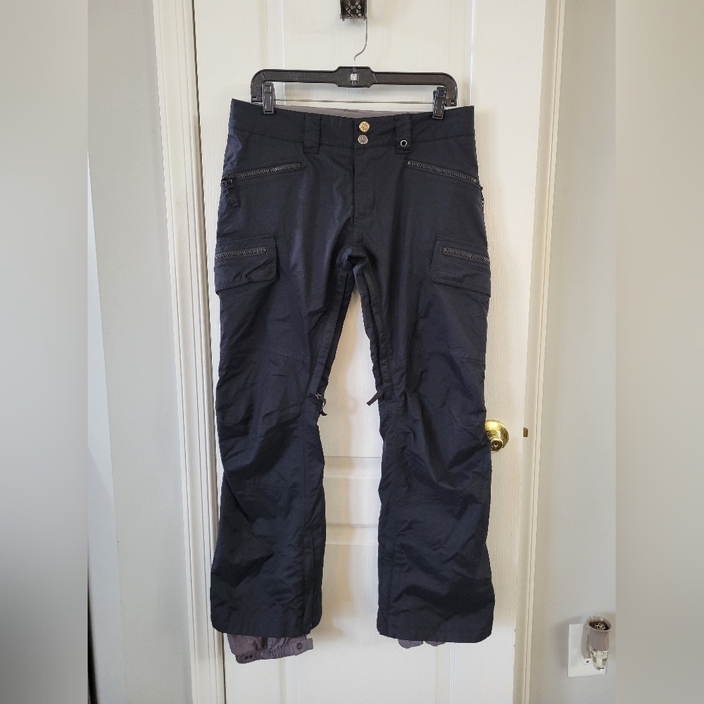 Burton Dryride Lucky Cargo Snow Pants Women’s Black Size Small Snowboarding Ski